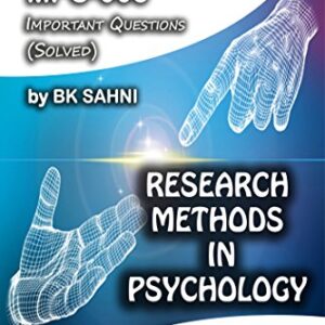 MPC-005: RESEARCH METHODS IN PSYCHOLOGY (IGNOU MA Psychology HelpBook)