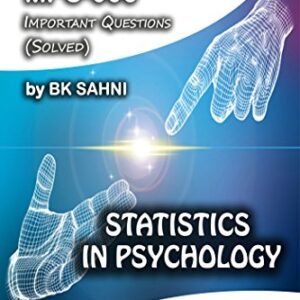 MPC-006: Statistics in Psychology (IGNOU MA Psychology HelpBook)