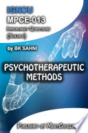 MPCE-013: Psychotherapeutic Methods