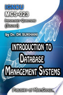 MCS-023: Introduction to Database Management Systems,
