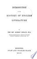 Introduction to the History of English Literature