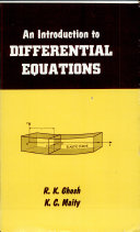 An Introduction To Differential Equations