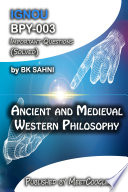 BPY-003: Ancient and Medieval Western Philosophy