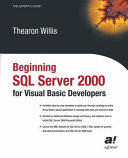 Beginning SQL Server 2000 for Visual Basic Developers