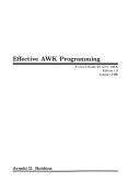 Effective AWK Programming, A User’s Guide for GNU AWK