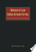 Manual of Law, Indian Armed Forces (Army, Air Force, Coast Guard)