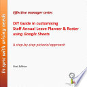 DIY Guide in customising Staff Annual Leave Planner & Roster using Google Sheets